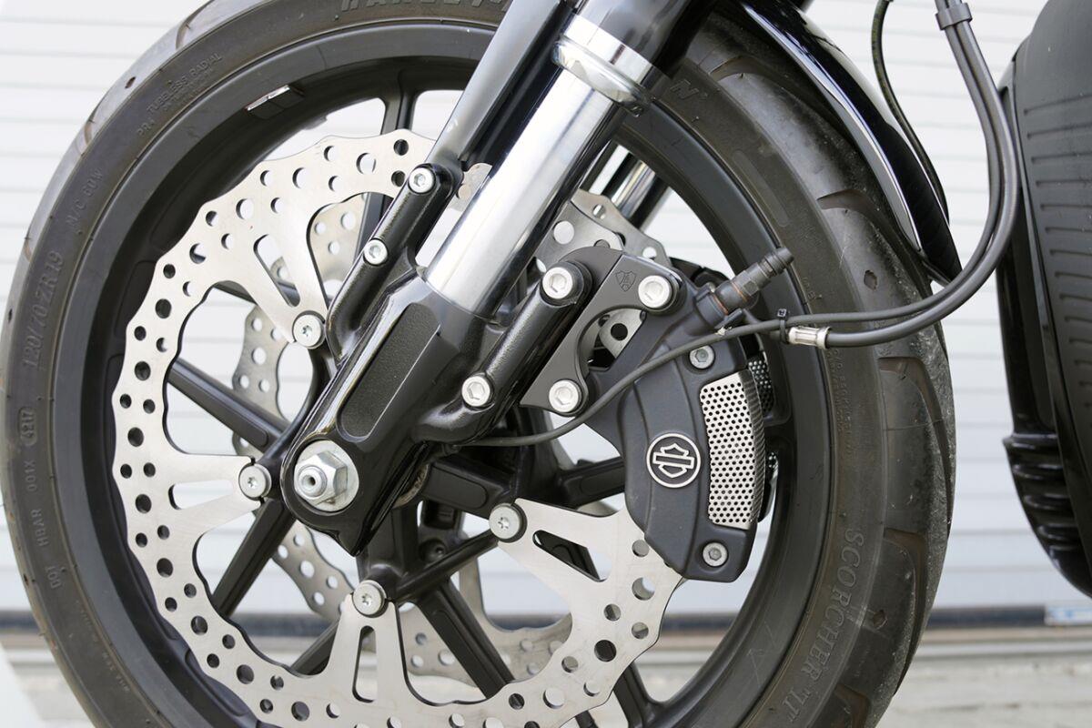 Arlen Ness 15" Big Brake Jagged Floating Rotor Kit Chrome 300-096