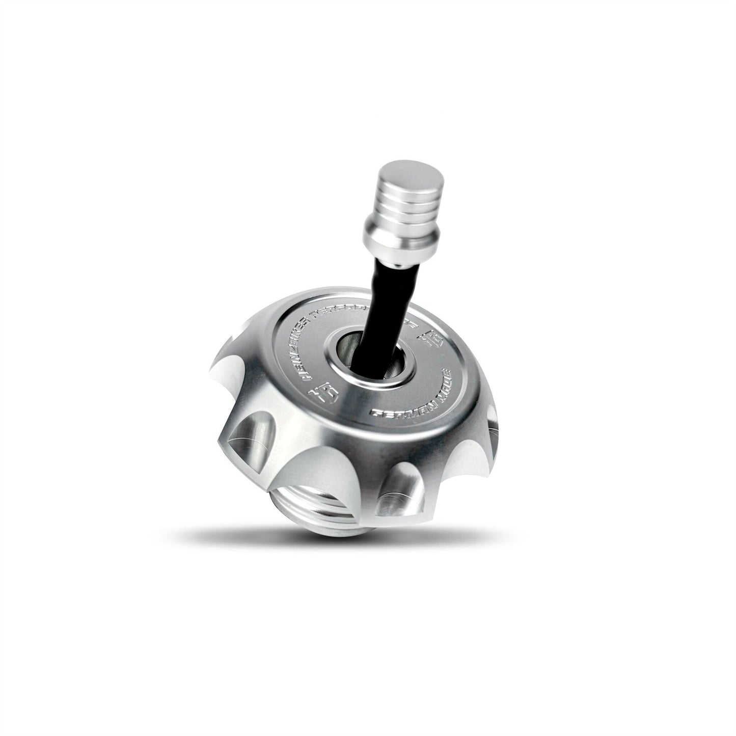 Heinz Bikes Performance Vented Gas Caps Black Chrome HB-PVGC-S