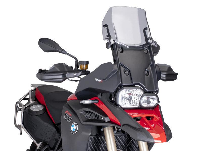 PUIG Adjustable Touring Screen Light Smoke for BMW F800 GS Adventure 13-23 7307H