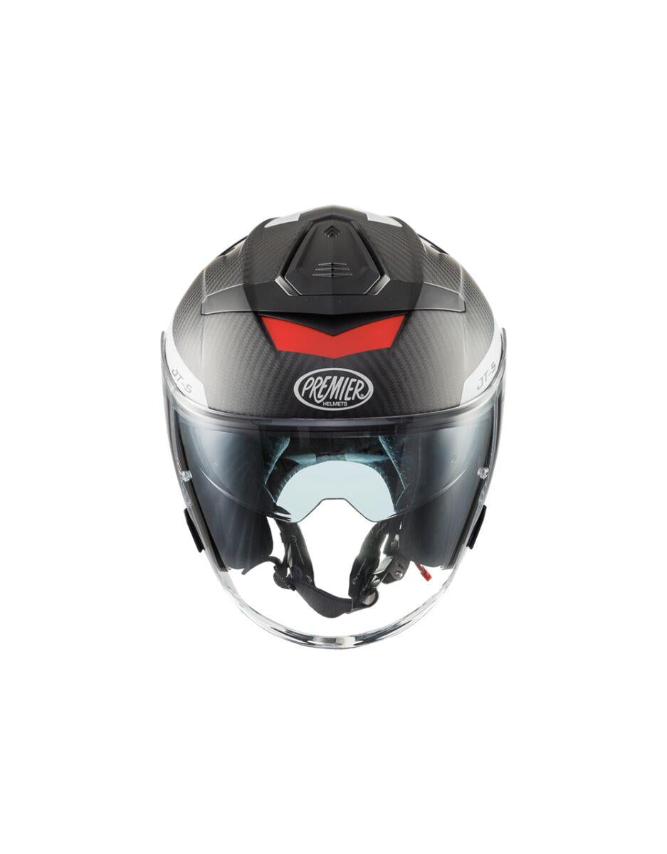 PREMIER HELMETS JT5 Carbon Gray Motorcycle Helmet