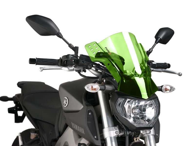 PUIG Rafale Screen Green for Yamaha MT-07/MT-09/MT-10 14-24 6894V