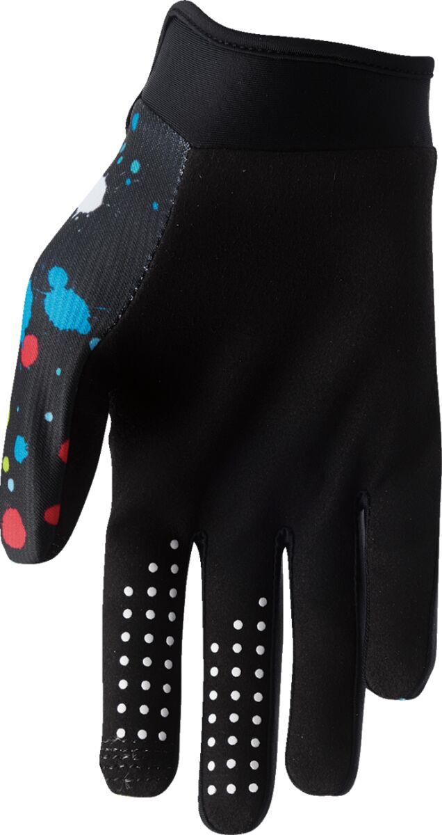 THOR Youth LAUNCHMODE Splat Gloves Black/Multi