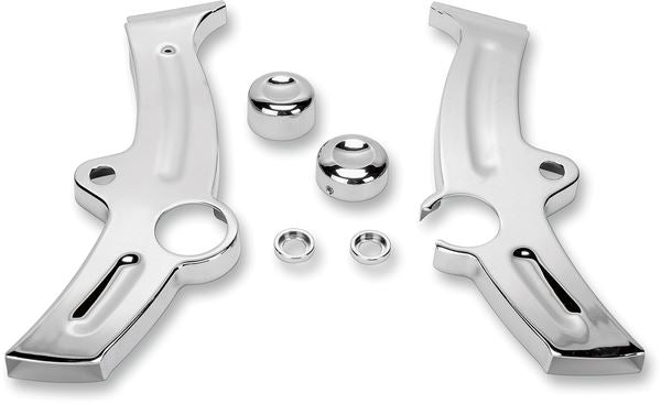 Kuryakyn Boomerang Frame Covers For Harley Davidson FLSTC 1584 2000-2007 KUR7851