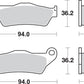 Sbs SI Offroad Sintered Brake Pads For Husqvarna FC 350 1993-2024 Set of 2 671SI