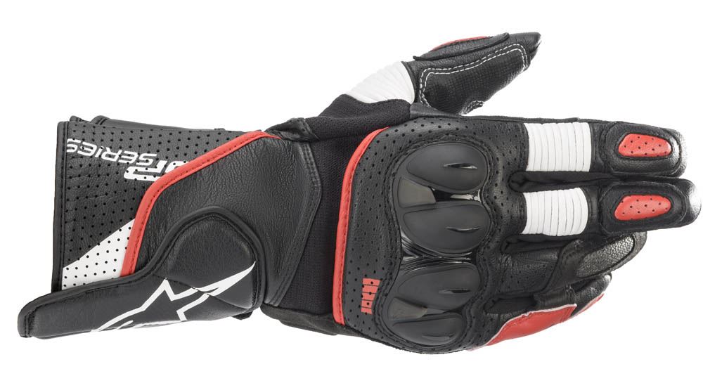 Alpinestars Sp-2 V3 Leather Gloves Red Black White