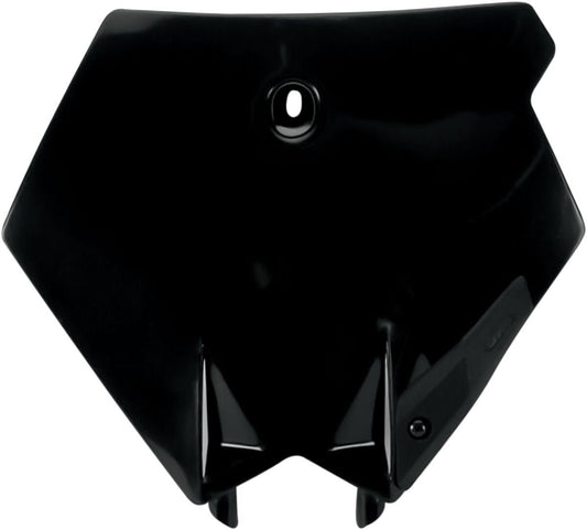 UFO FRONT NUMBER PLATE KTM SX/SX-F BLACK KT03075-001