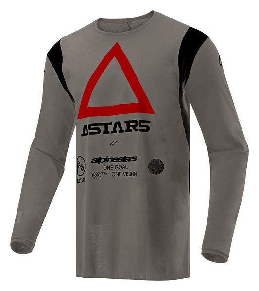 Alpinestars Techdura Jersey Grey Red Black