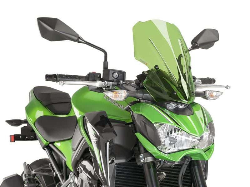 PUIG New Generation Touring Screen Green for Kawasaki Z900 17-19 9392V