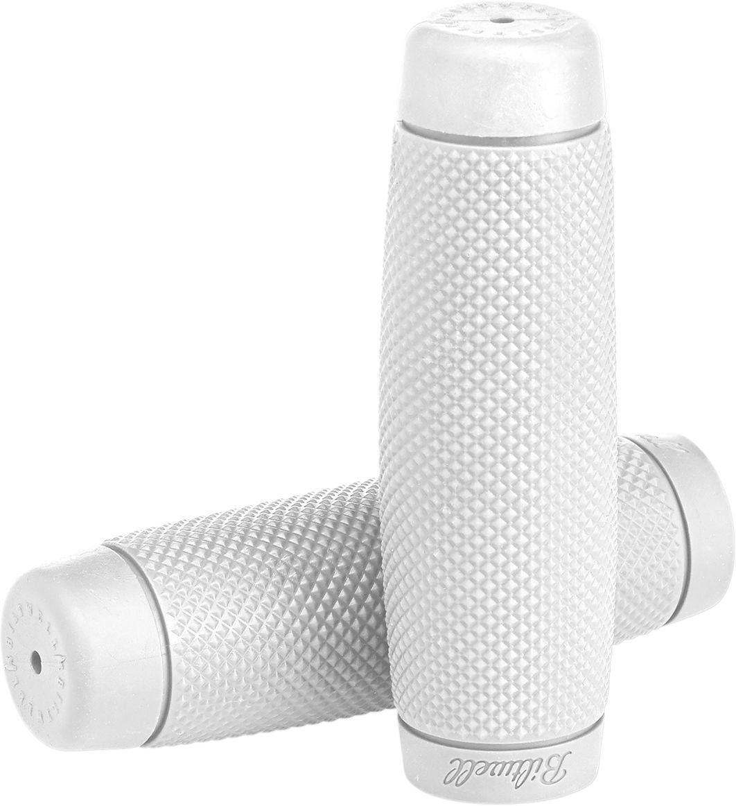 Biltwell Grips Recoil 7/8″ 22mm White To Fit Harley V-Twin