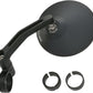 Daytona Aluminum Bar End Mirror Black Round Handlebar End E-marked 89428