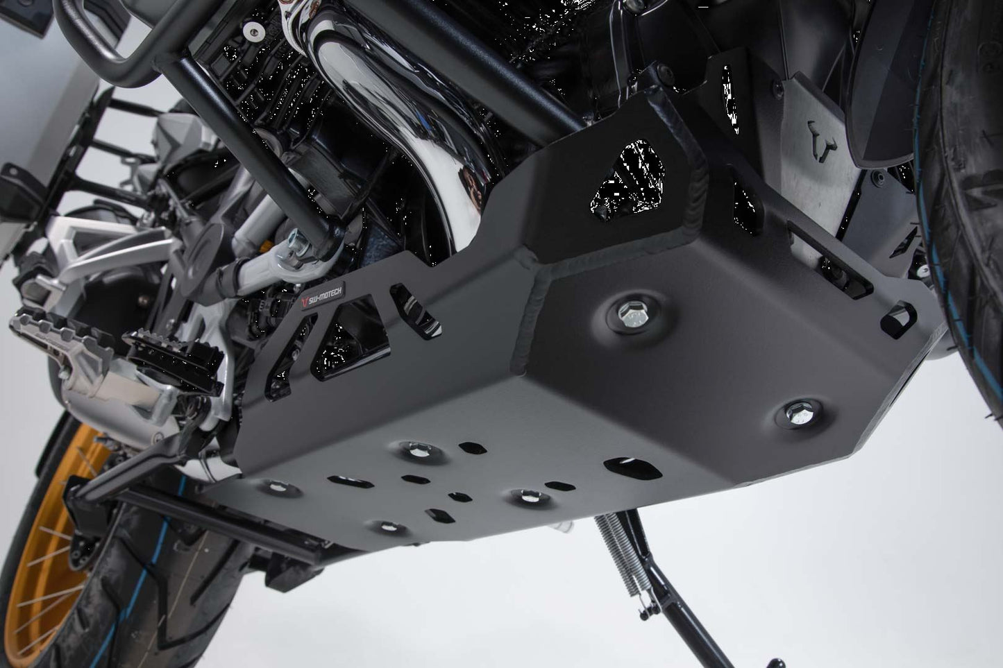 SW MOTECH Sump Guard Aluminum Black [SW MOTECH] Bmw R 1250 Gs Adventure 2019-2023 Mss.07.904.10002/B
