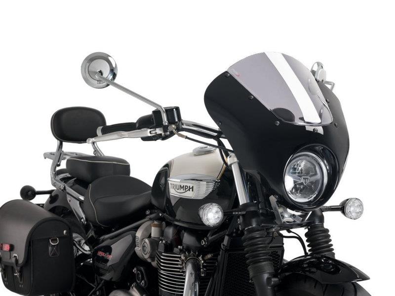 PUIG Dark Night Screen Dark Smoke for Triumph Bonneville Speedmaster 18-25 21115F