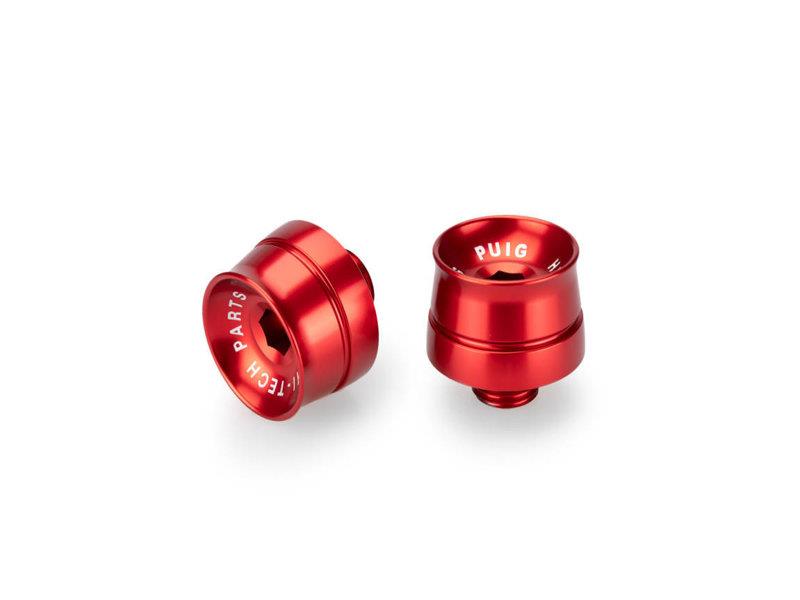 PUIG Speed Bar Ends Red for CF Moto 650NK 21-25 21602R