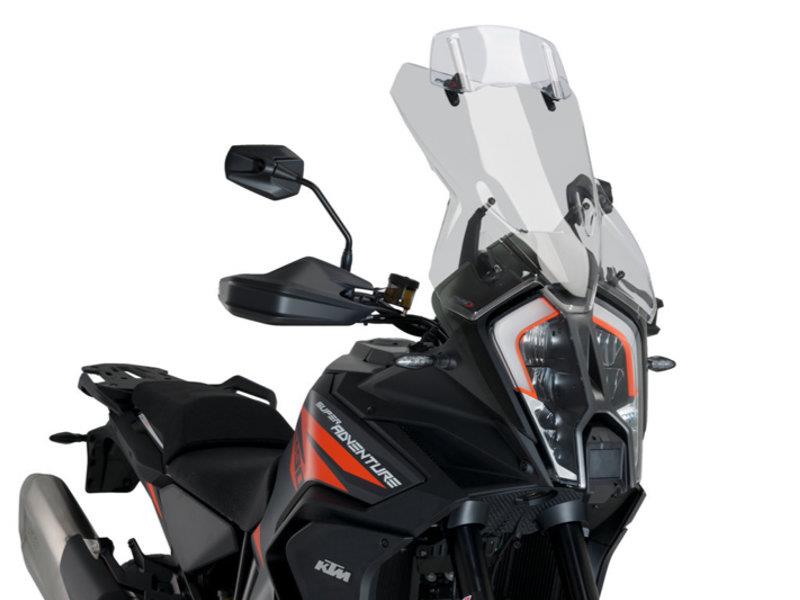 Puig Touring Screen Plus With Extender Light Smoke 6780O