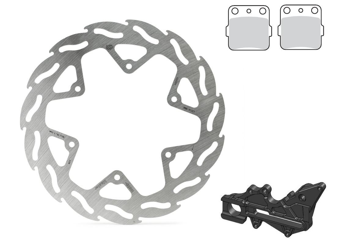 Moto-Master 240mm Oversize Rear Brake Kit For KTM EXC 300 TPI 2000-2023 310042