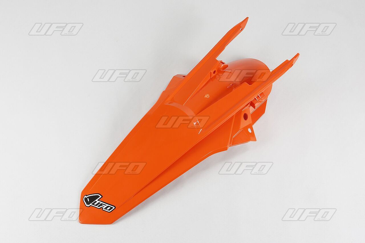 UFO REAR FENDER W/PINS KTM EXC ORANGE KT04081-127
