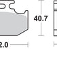 Sbs HF Street Ceramic Organic Brake Pads For Yamaha XSR 125 1990-2024 632HF