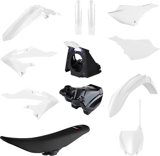 Polisport Restyling Body Kit For Yamaha YZ 125 2002-2021 Black White 91572