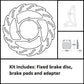 Moto-Master Floating Rotor Brake Kit For Honda CRF 150 R 1996-2026 310028