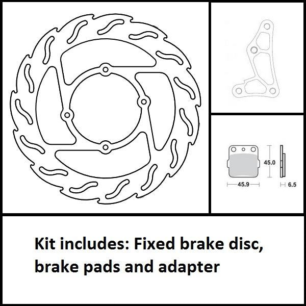 Moto-Master Floating Rotor Brake Kit For Honda CRF 150 R 1996-2026 310028