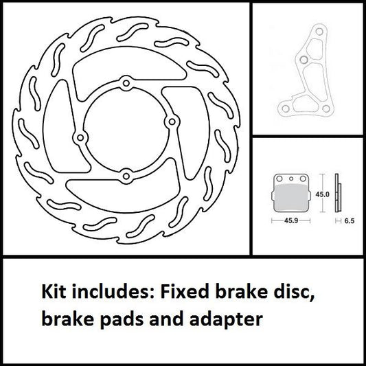 Moto-Master Floating Rotor Brake Kit For Honda CRF 150 R 1996-2026 310028