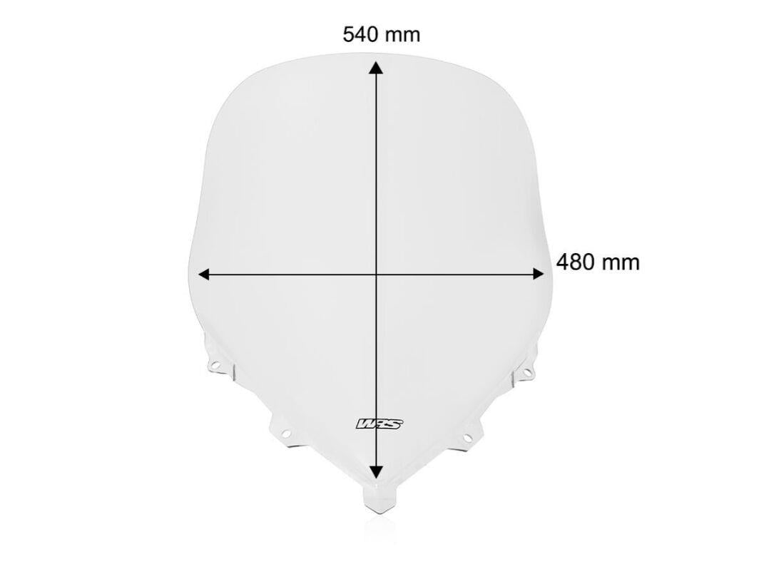 WRS Windscreen For BMW K 1300 S 2005-2016 Clear BM115T