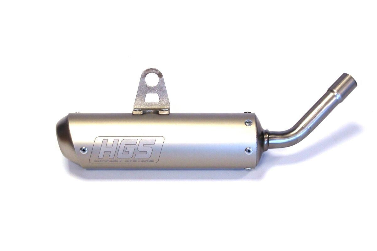 HGS Silencer For SX 65 16-23 Silver/Stainless Steel Xt-616-Ssg