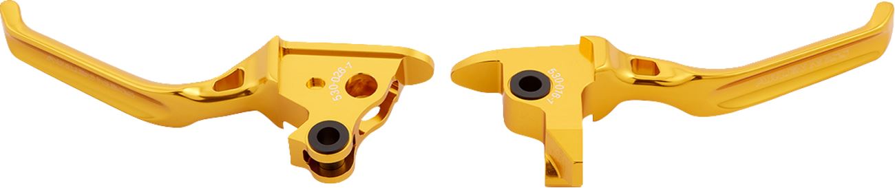 Arlen Ness Method Lever Set Gold For Harley Davidson FLSTFBS 1800 15-17 530-027