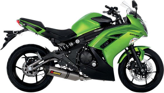Akrapovic Racing Line Exhaust System Green For Kawasaki EX 650 12-S-K6R7-HT