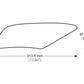 PUIG Side Tank Pad Protector Black for Yamaha YZF R6/Race 17-24 20096N