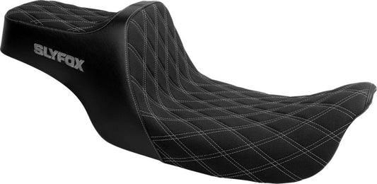 Slyfox High Noon Seat For Harley Davidson FXDB 1690 2006-2017 4694D-SLYFOX