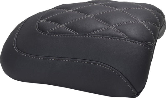 Mustang Padded Passenger Seat Cowl For Harley FLHX 2023-2026 Black/Gray 88611GM