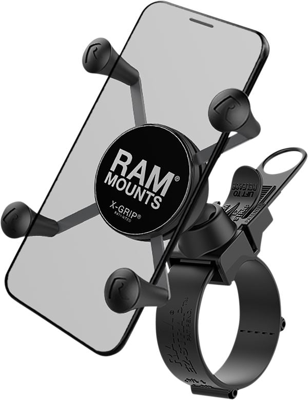RAM MOUNTS X-Grip® Phone Mount with EZ-Strap™ Rail Mount