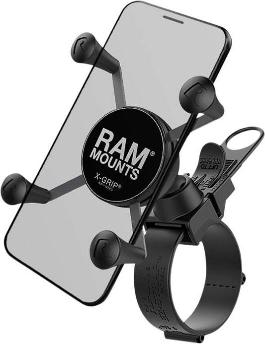 RAM MOUNTS X-Grip® Phone Mount with EZ-Strap™ Rail Mount