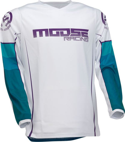 Moose Racing Jersey Qualifier Blue/White 24 Model