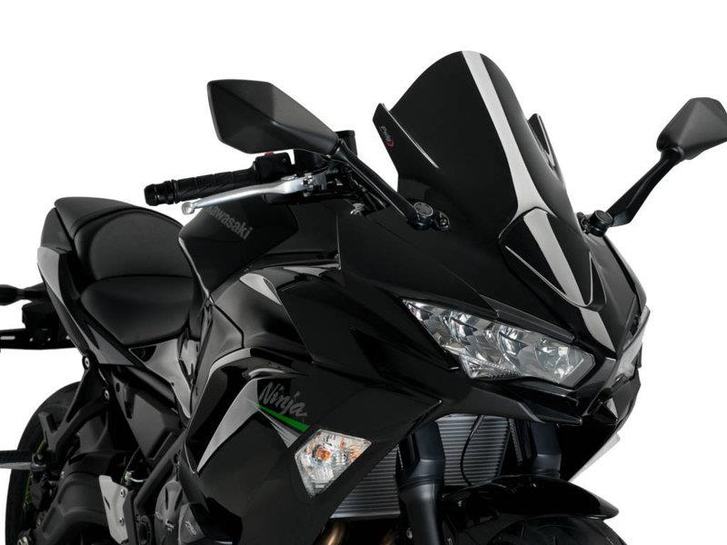 PUIG Z-Racing Screen Black for Kawasaki Ninja 650 20-25 3881N