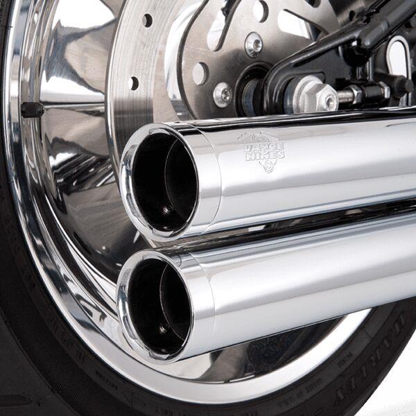 VANCE & HINES Big Shots Long Exhaust System Chrome for Harley Davidson SOFTAIL 86-11 17924