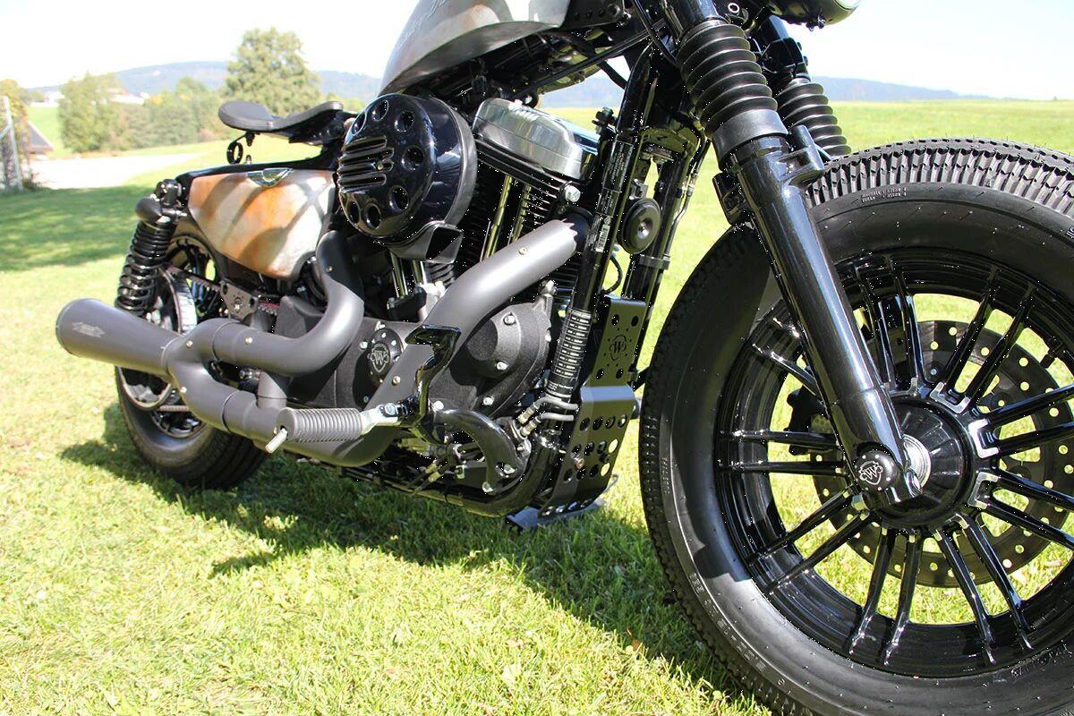Cult Werk Spoiler Old School For Harley Davidson XL 1200 X 1986-2022 HD-SPO046