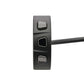Daytona 3-Button Handlebar Switch Aluminum Black Chrome 22.2/25.4mm Handlebars 81371