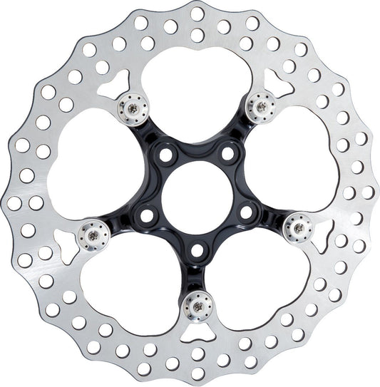 Arlen Ness Spider Rotor Brake Black 420 High-Carbon Stainless Steel 11.8 300-057
