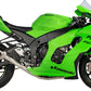 Akrapovic Evolution Line Exhaust System Green For Kawasaki ZX-10 R 1000 19-24 S-K10E10-RC