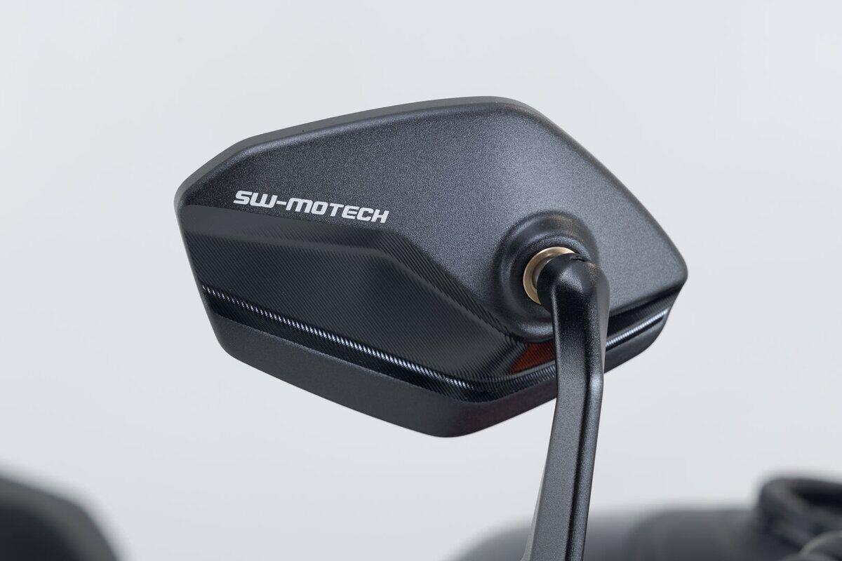 SW MOTECH Bar End Mirrors For KTM DUKE 790 ABS 2014-2024 Black MIR.04.641.10000