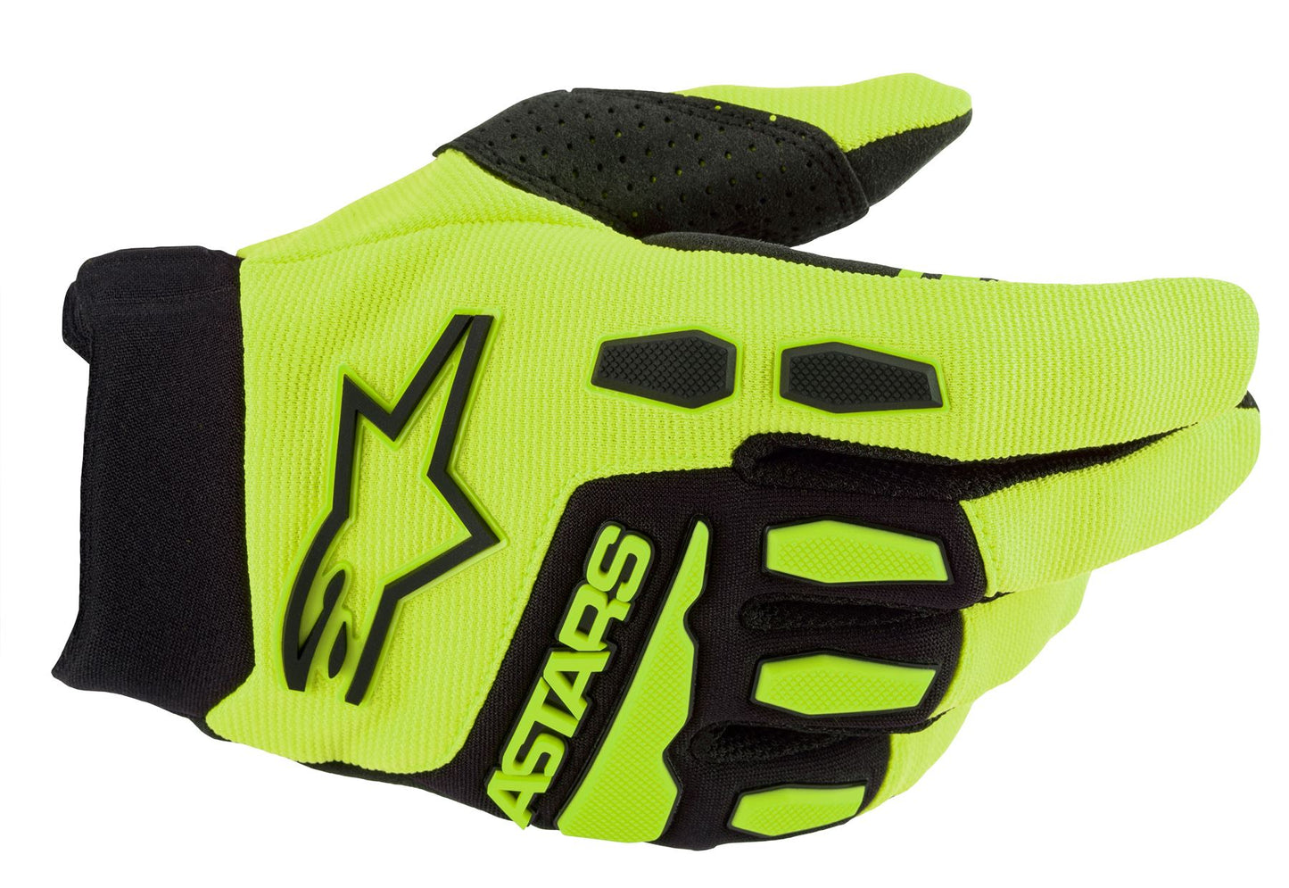 Alpinestars Youth Full Bore Gloves Black Yellow