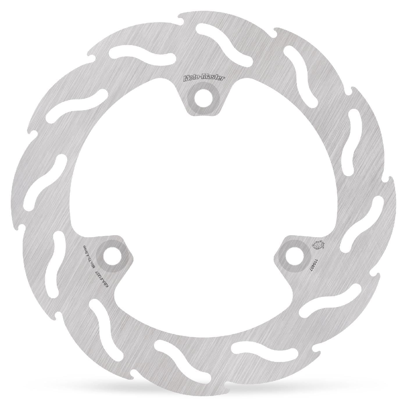 Moto-Master Flame Series Rotor Rear For Kawasaki EX 300 2008-2016 110407