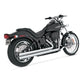 VANCE & HINES Big Shots Long Exhaust System Chrome for Harley Davidson SOFTAIL 86-11 17924