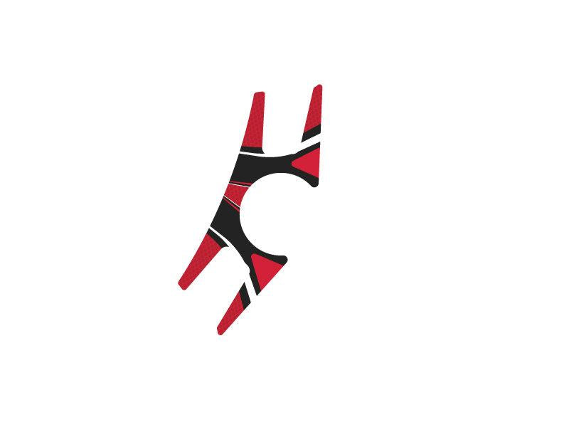 PUIG Radikal Yoke Protector Red for Honda CBR650 F 14-18 7330R