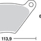 Trw All Round Sintered Metal Brake Pads For Harley FXE 1340 1974-1984 MCB97