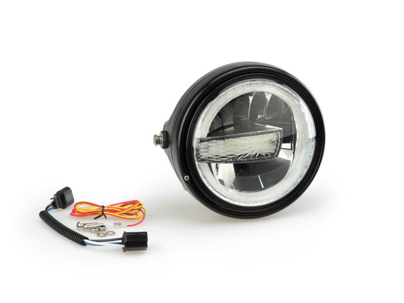 Puig Lumen R Headlight Black 20744W
