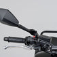 Daytona Black Right Side View D-MIRROR-12 Stem Set ECE-Approved Mirror 80722
