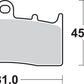 Sbs HS Street Excel Sintered Front Brake Pads For BMW K 1600 B 2001-2024 778HS